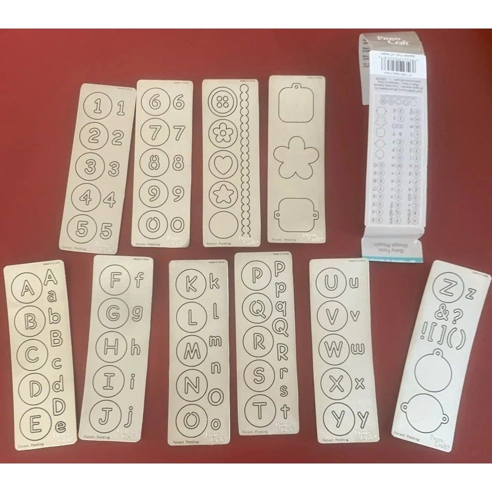Cuttlebug BABY FACE AlphabetS